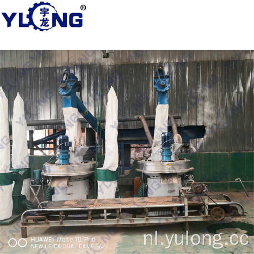YULONG XGJ560 1.5-2TON/H biomassa palmvezel pellet machine
